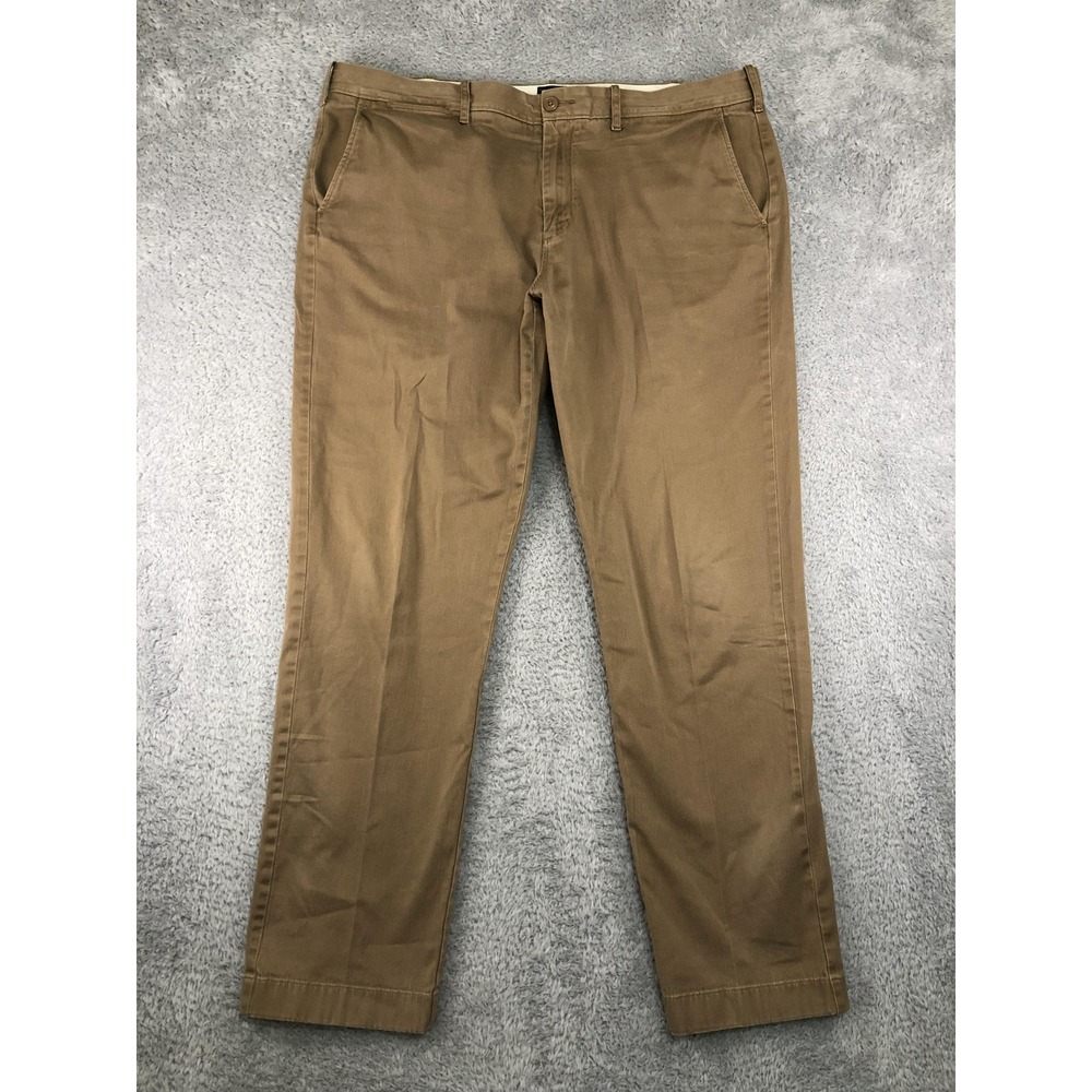 J Crew Pants Mens 40x31 (Tag 38x32) Brown 770 Straight
